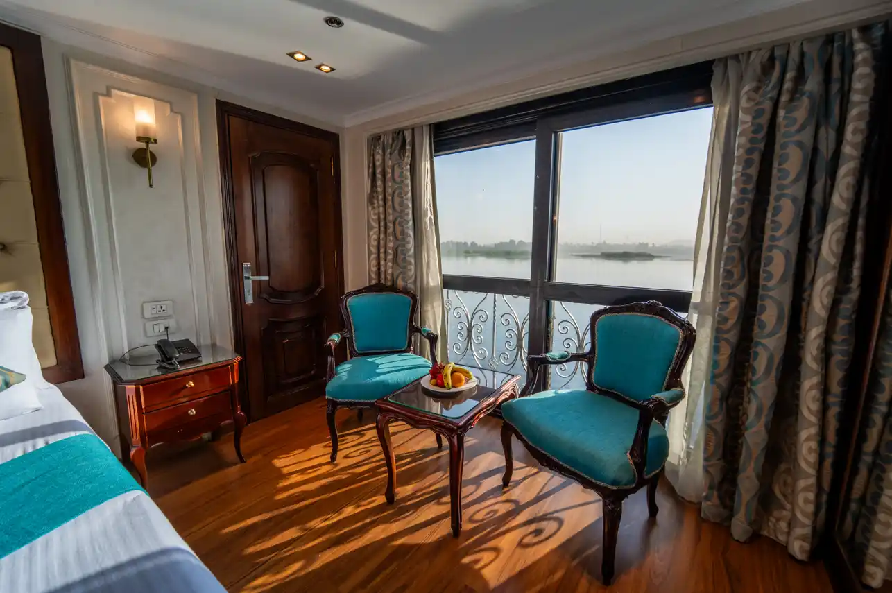 Cabin aboard the City and Sea Adonis Nile Cruise Nile cruise